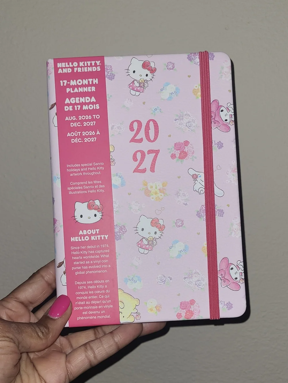 Sanrio Hello Kitty Pink Floral 2027 Planner